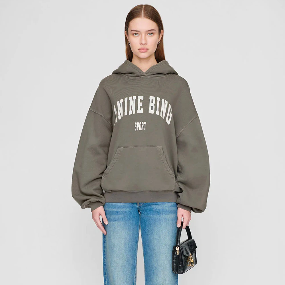 Anine Bing Harvey Sweatshirt Green Dames