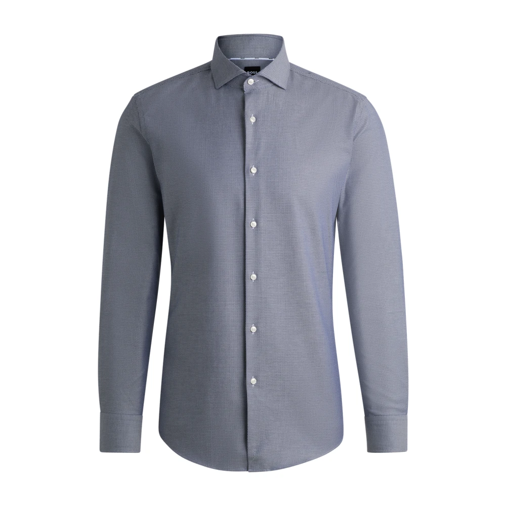 Hugo Boss Katoenen Shirt Designers code 50512820 Blue Heren