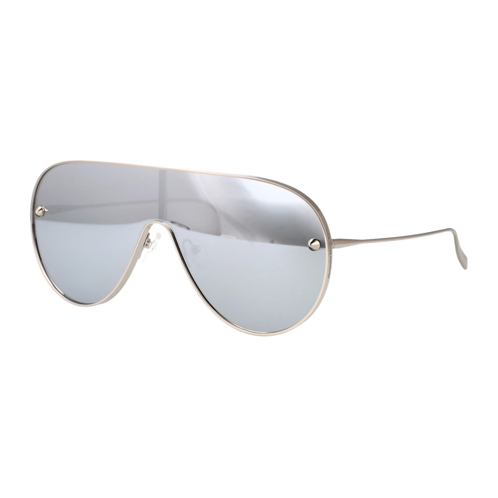 Alexander McQueen Stiliga solglasögon Am0481S Gray, Unisex