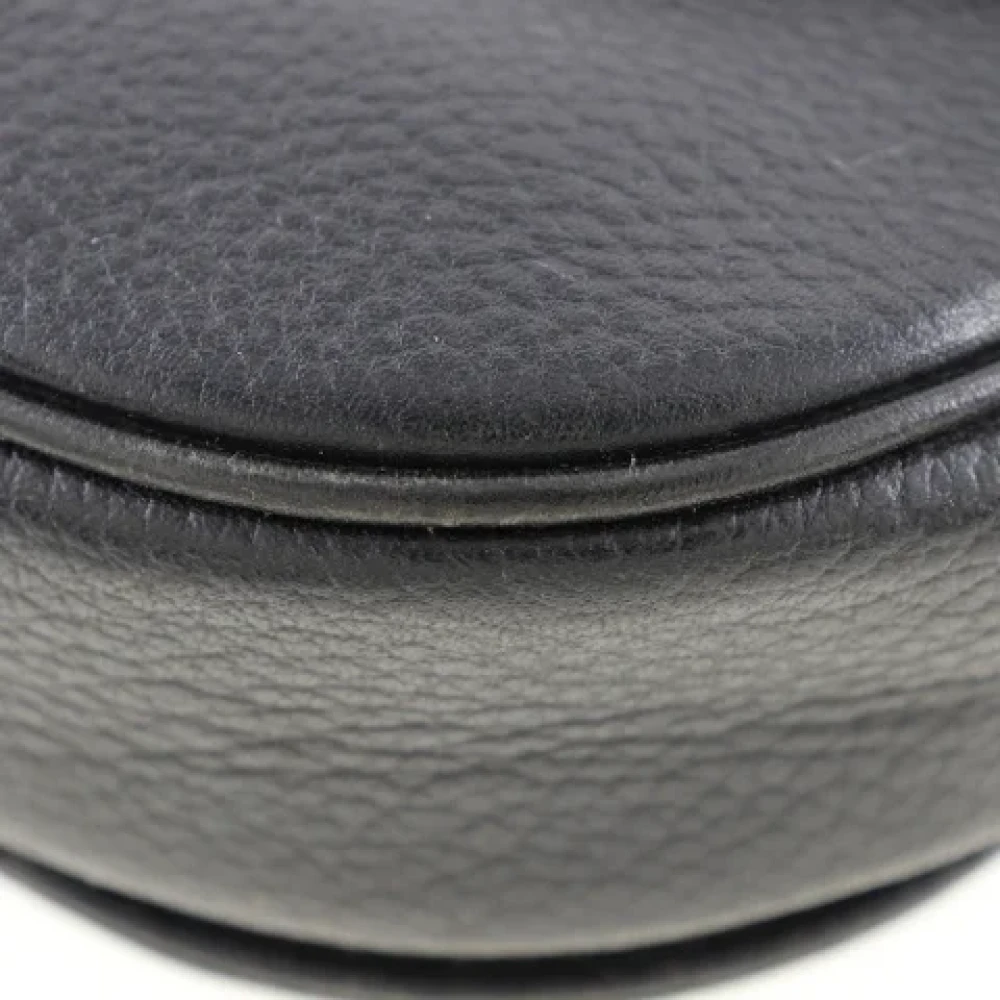 Burberry Vintage Pre-owned Leather crossbody-bags Black Dames