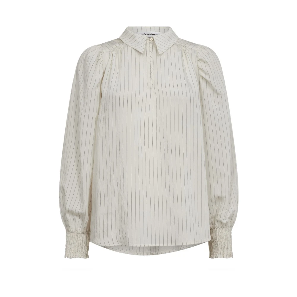 Co'Couture Gestreepte Off White Blouse White Dames
