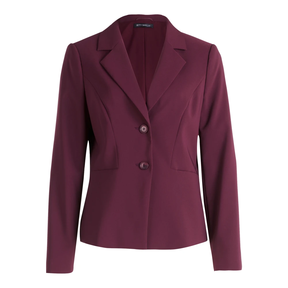 Betty Barclay Getailleerde Blazer Lange Mouw Purple Dames