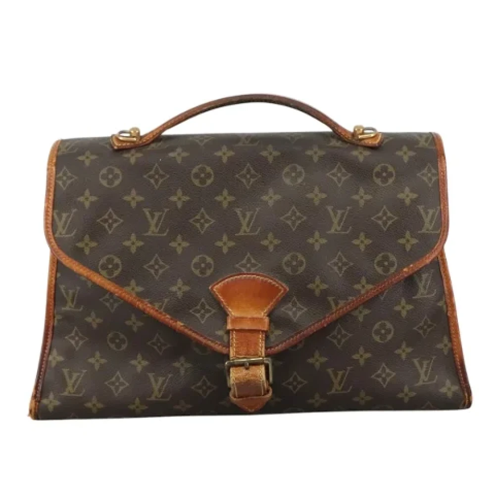 Louis Vuitton Vintage Pre-owned Canvas handbags Brown Dames