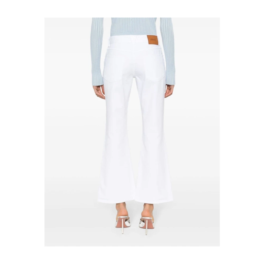 Versace Flared Jeans White Dames