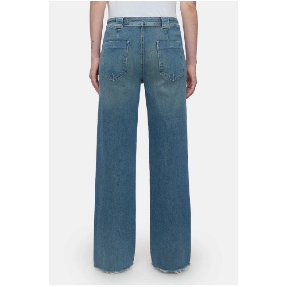 closed Vintage Flared Denim Broek Blue Dames