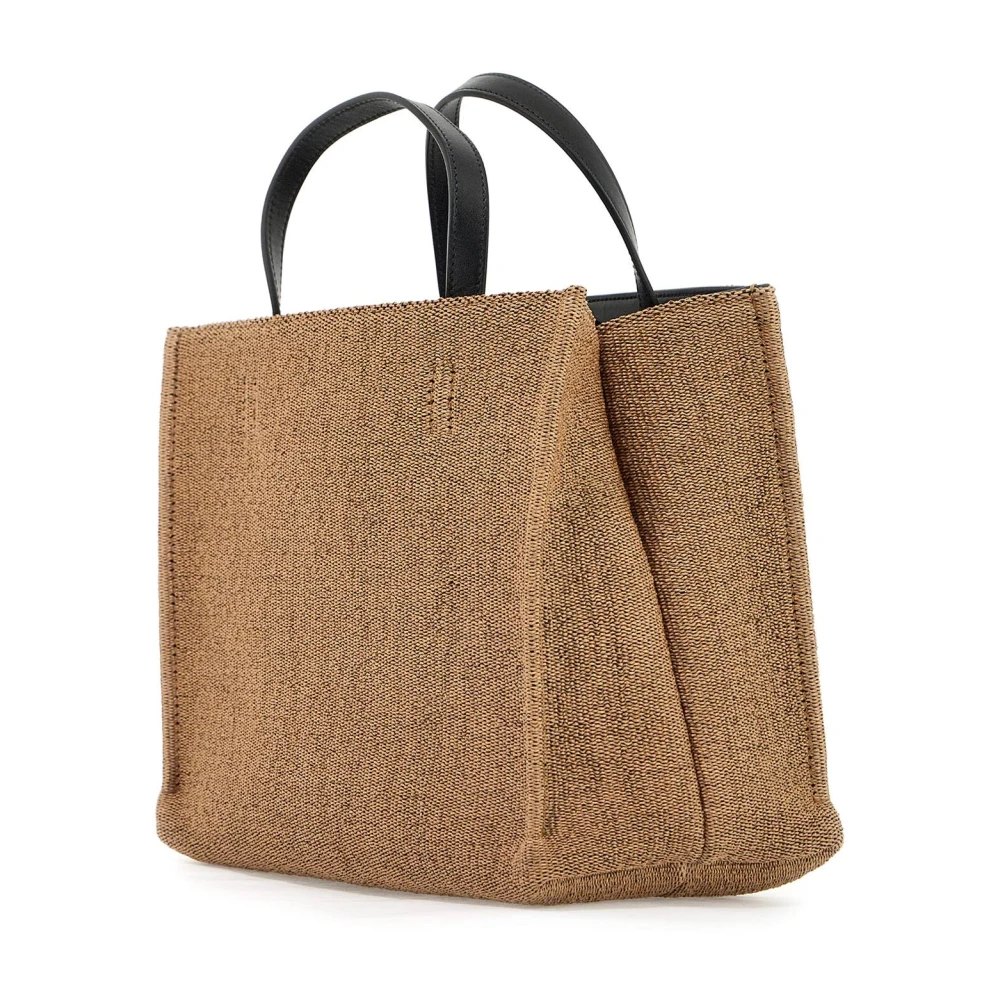 Salvatore Ferragamo Iconische Logo Bedrukte Tote Tas Beige Dames