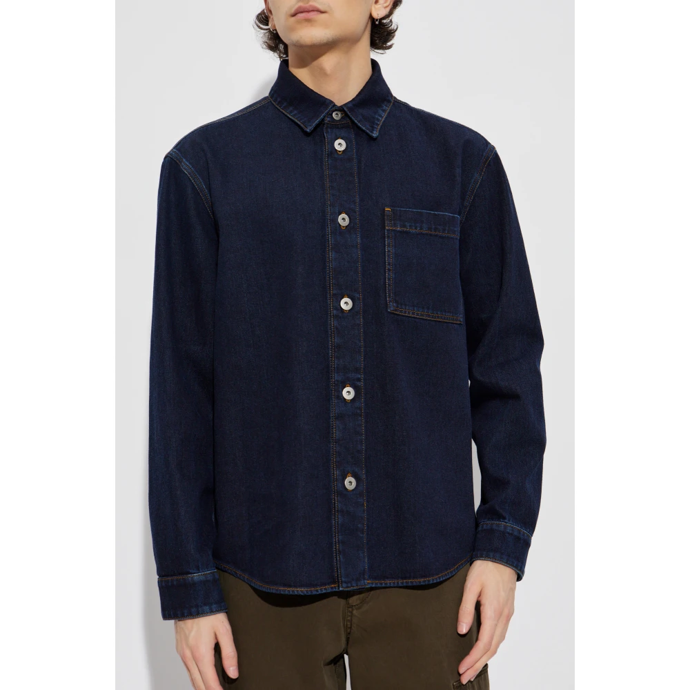 Burberry Denim overhemd Blue Heren