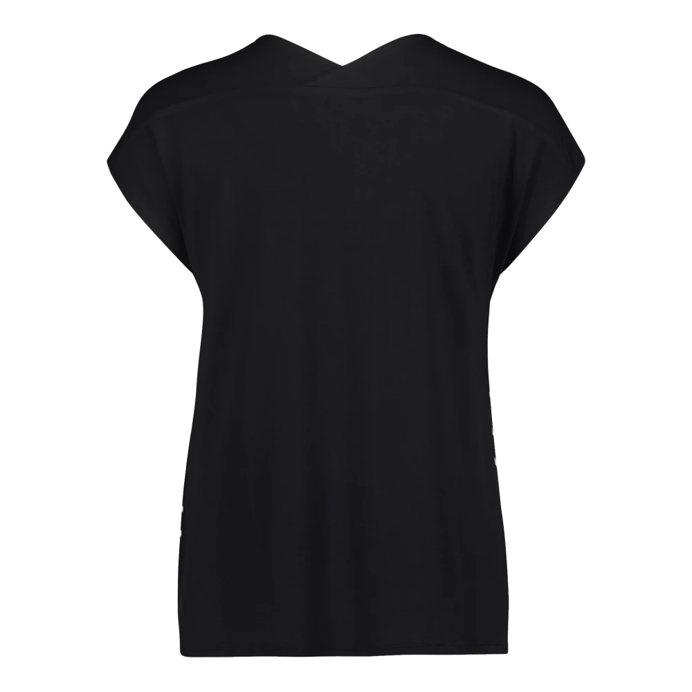 Betty & Co Grafische Print Blouse Shirt Black Dames