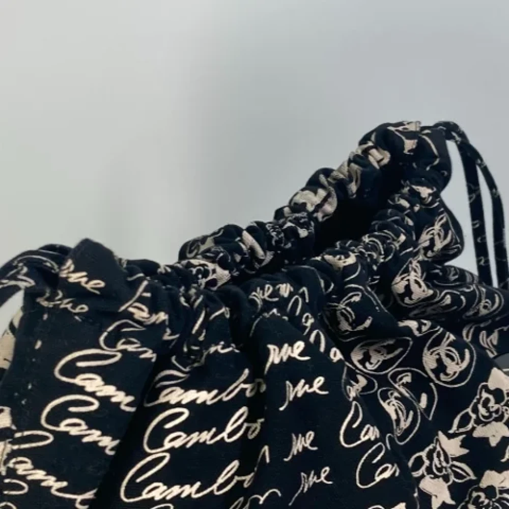 Chanel Vintage Pre-owned Fabric chanel-bags Black Dames