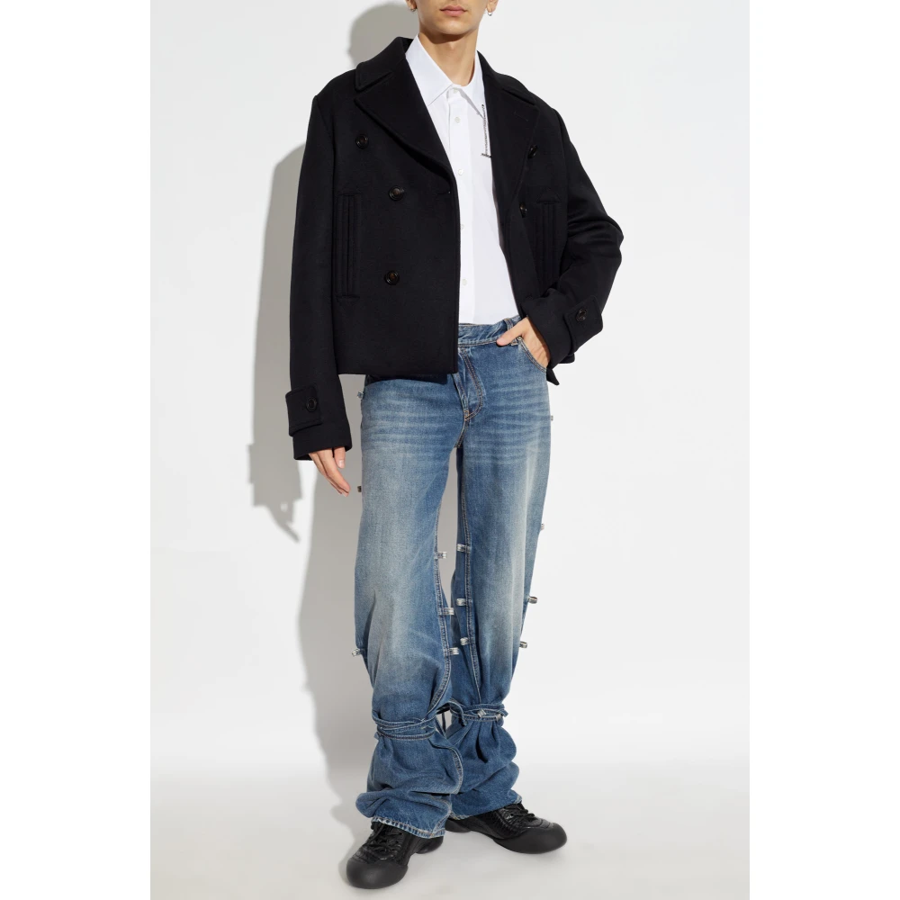 alexander mcqueen Jeans met veters Blue Heren