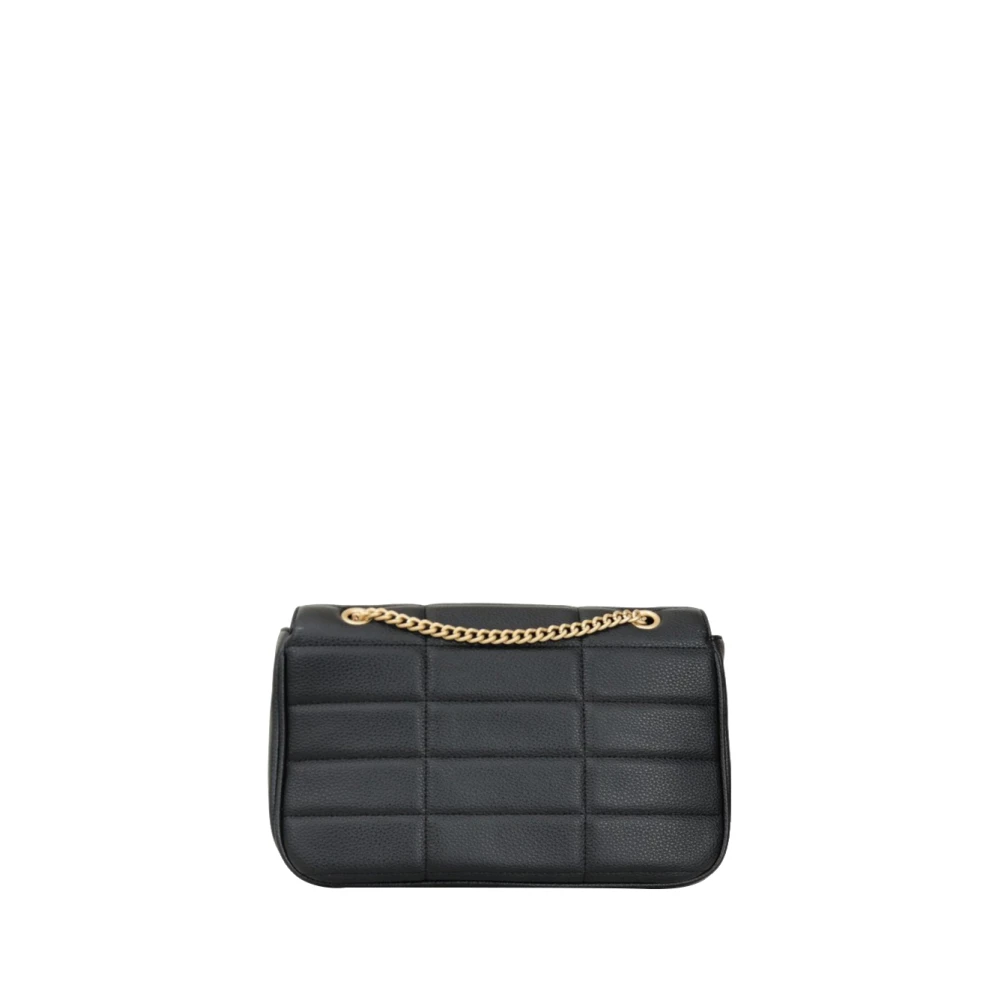 Gaëlle Paris Zwarte Schoudertas Elegante Leder Black Dames