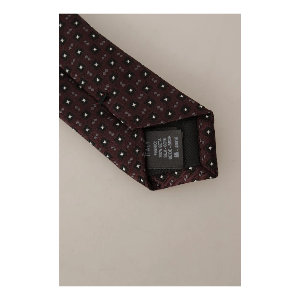Dolce & Gabbana Luxe Zijden Strikje Multicolor Heren