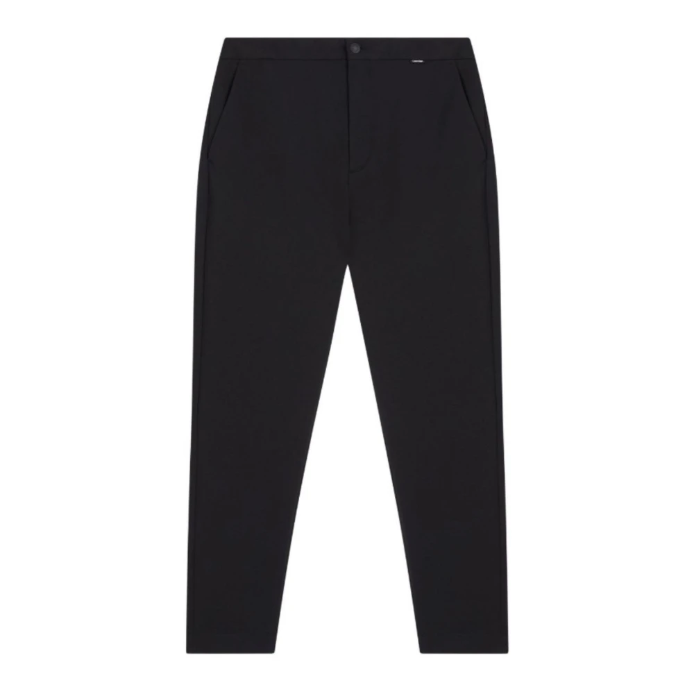 Calvin Klein Comfort Gebreide Tapered Broek Blue Heren