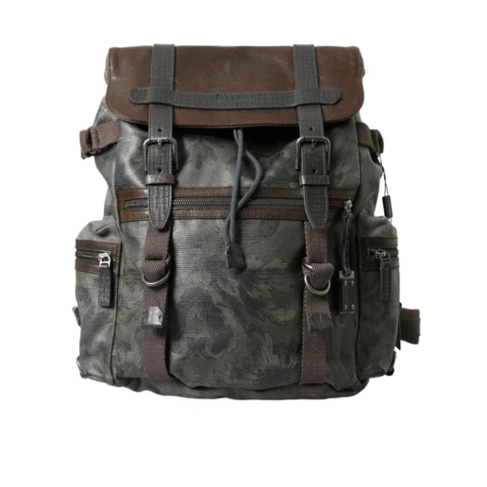 Dolce & Gabbana Pre-owned Fabric backpacks Green Dames