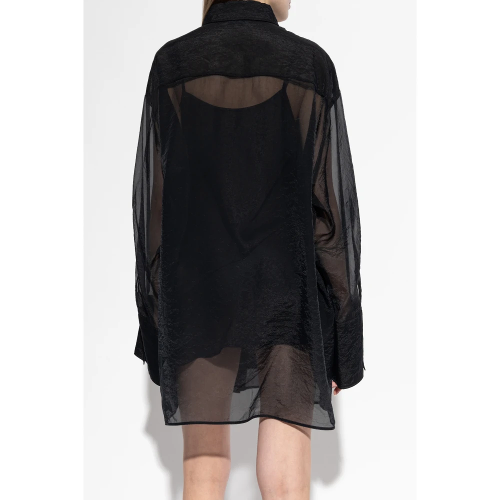 Off White Overhemdjurk Black Dames