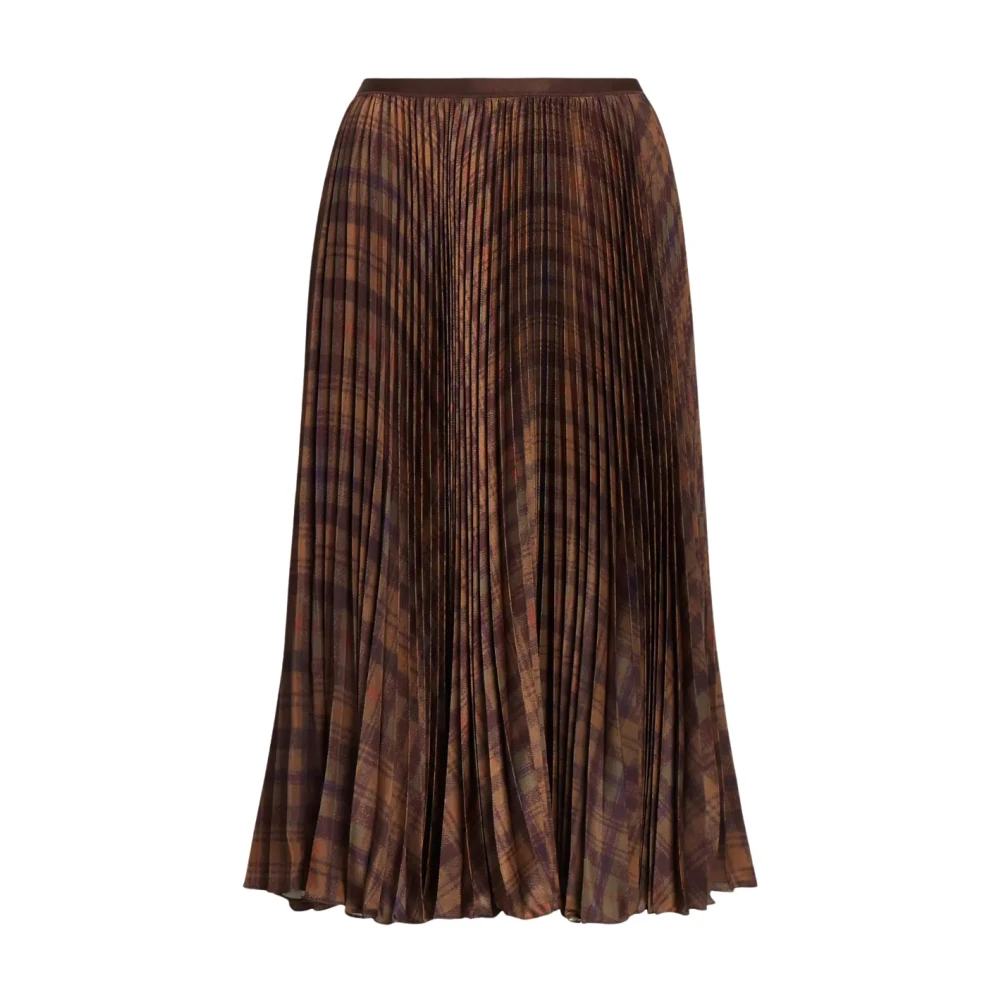 Ralph Lauren Geruite A-lijn Knielengte Rok Multicolor Dames