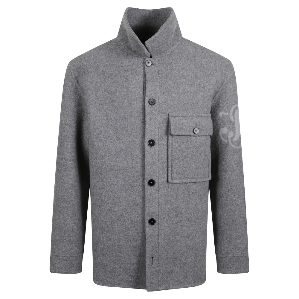 Jil Sander Men's Grey Coats