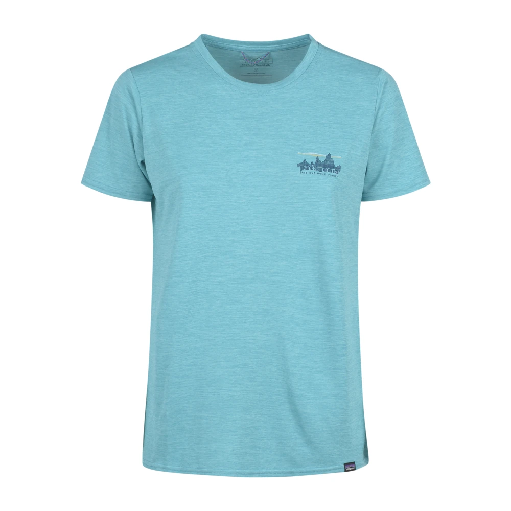 Patagonia Stoer Grafisch Shirt voor Vrouwen Blue Dames