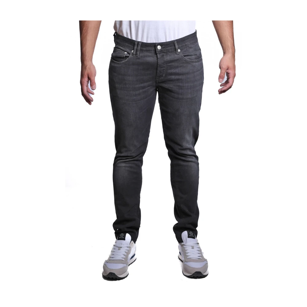 Cycle Zwarte Katoen Elastaan Jeans Model 441P512 Black Heren