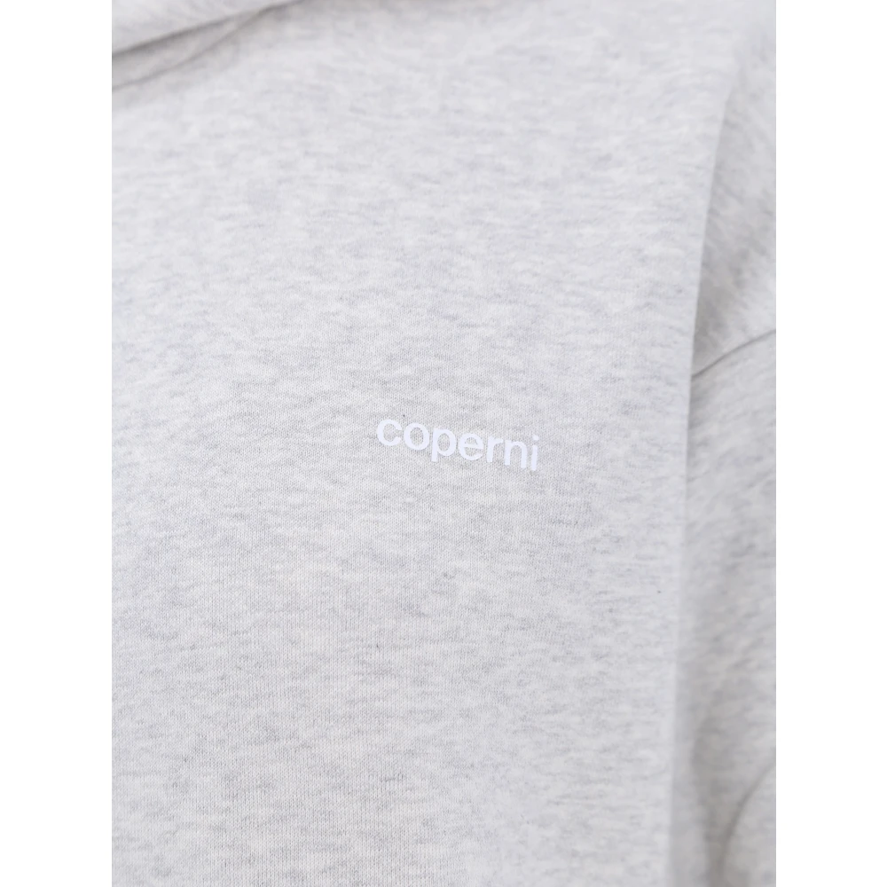 Coperni Hoodie met logo print Gray Dames