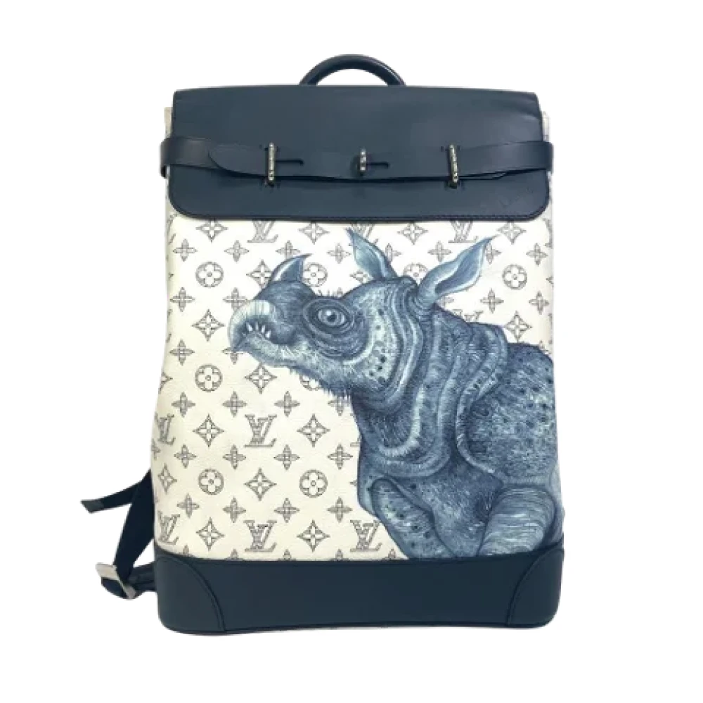 Louis Vuitton Vintage Pre-owned Fabric shoulder-bags White Heren