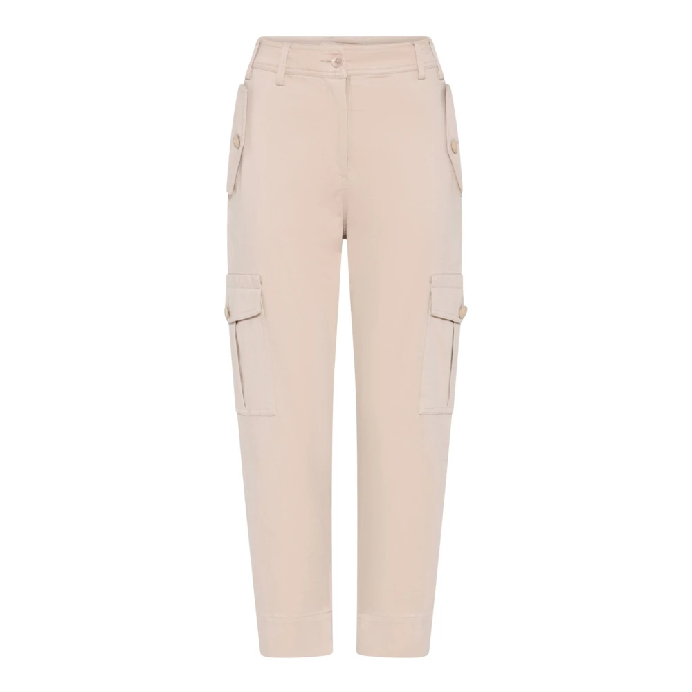 Gustav Kvinno Beige Byxor Dam, S, Cropped Byxor