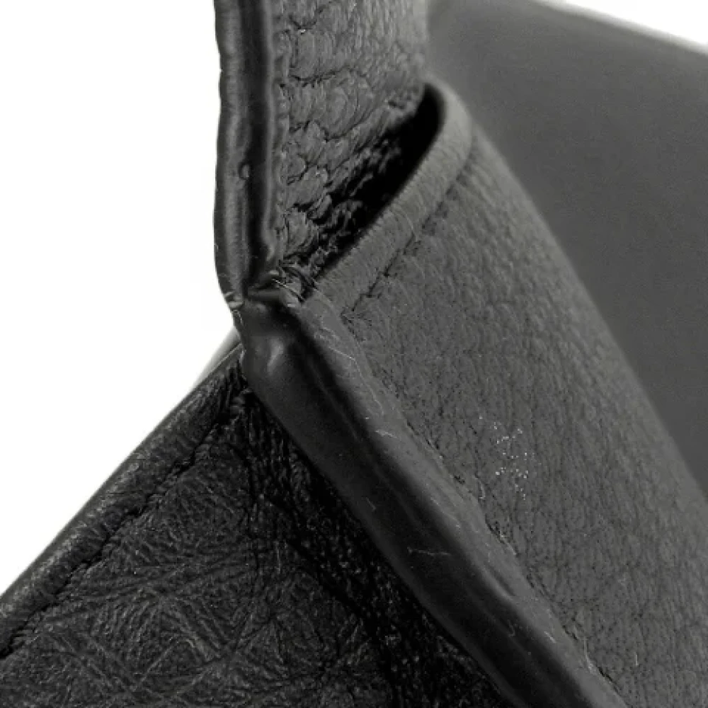 Fendi Vintage Pre-owned Leather wallets Black Dames