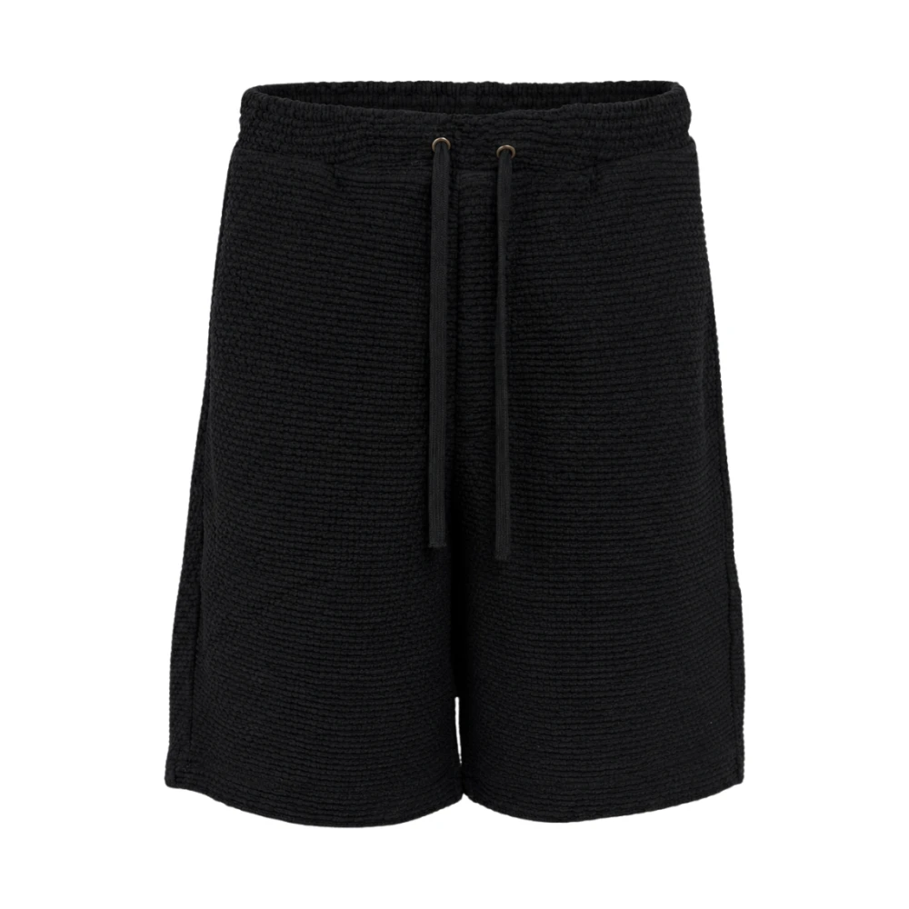 Emporio Armani Mannelijk Zwart Korte Broeken Heren, M, Casual Shorts