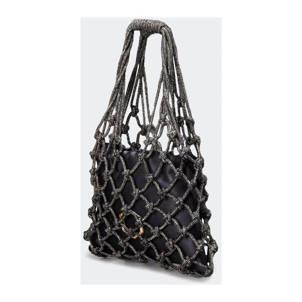 Hibourama Carrie Fonkelende Mini Tas Black Dames