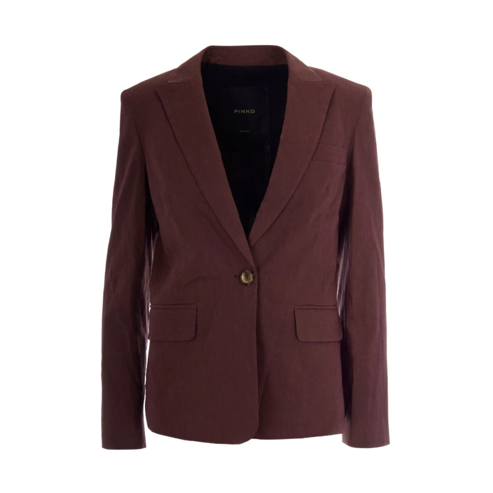 Pinko Donna Marrone - Blazer Con Bottoni - Jackets - S