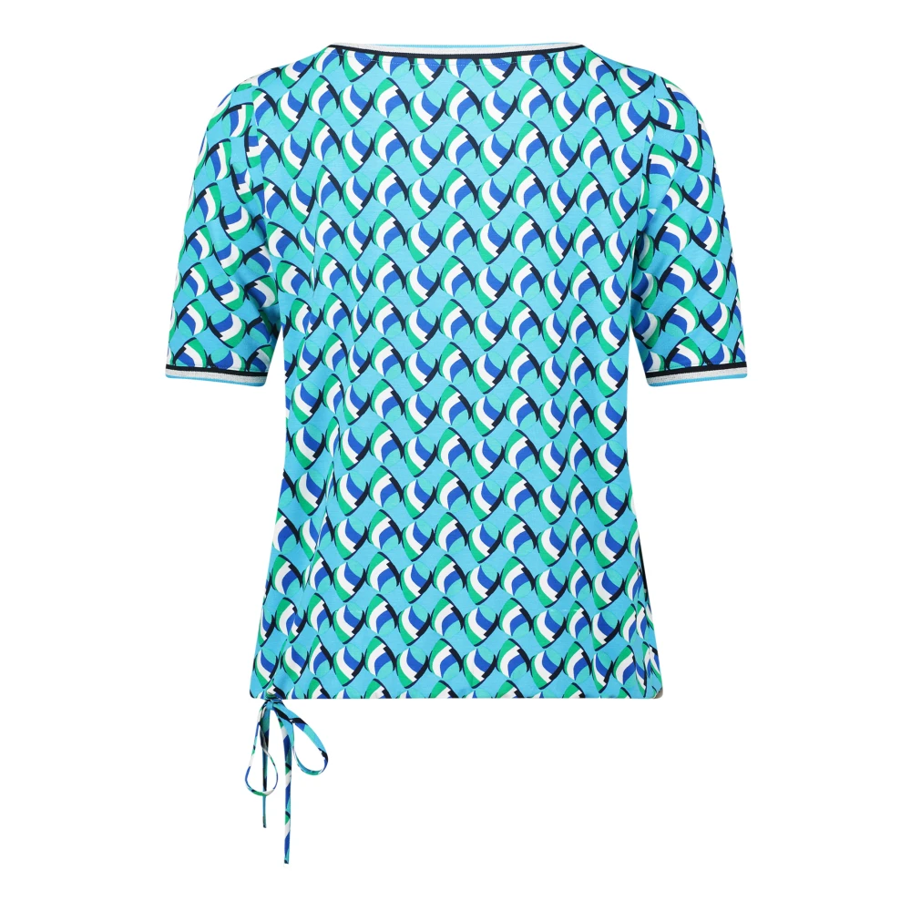 Betty Barclay Casual Shirt met Tunnelkoord en Grafische Print Multicolor Dames