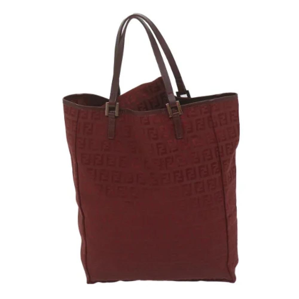 Fendi Vintage Pre-owned Canvas totes Red Dames