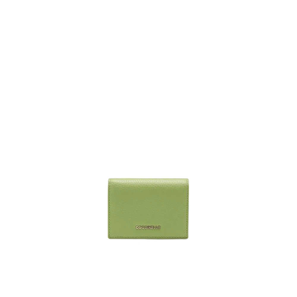 Coccinelle Metallic Soft Portemonnee Green Dames