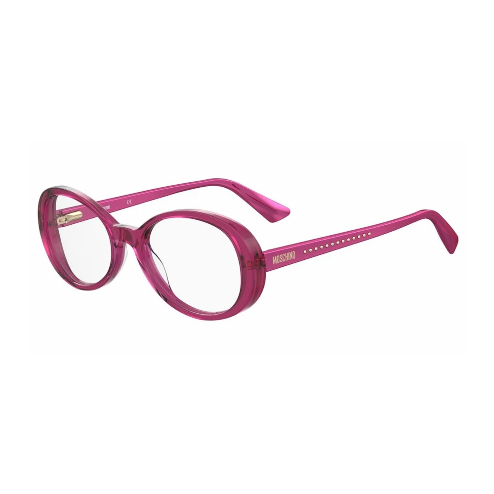 Moschino Fuchsia Acetaatmontuur Bril voor Vrouwen Pink Dames