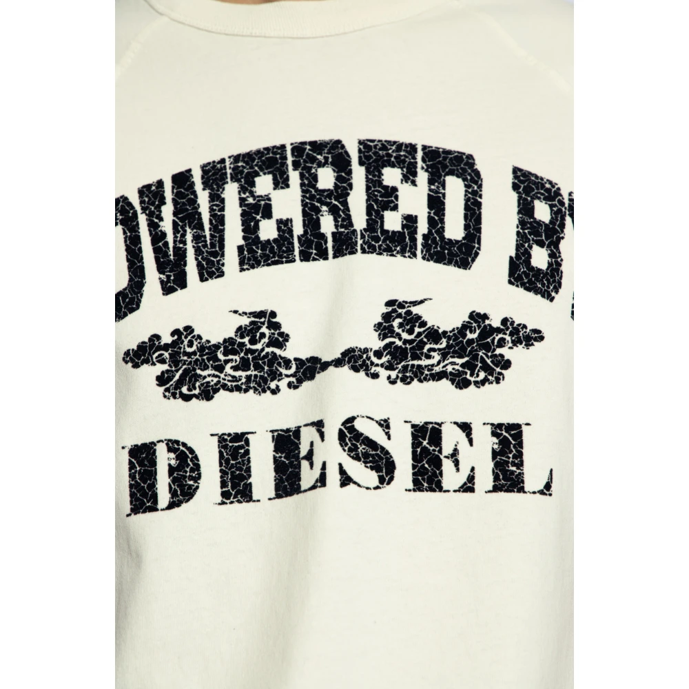 Diesel T-Rust T-shirt Beige Heren
