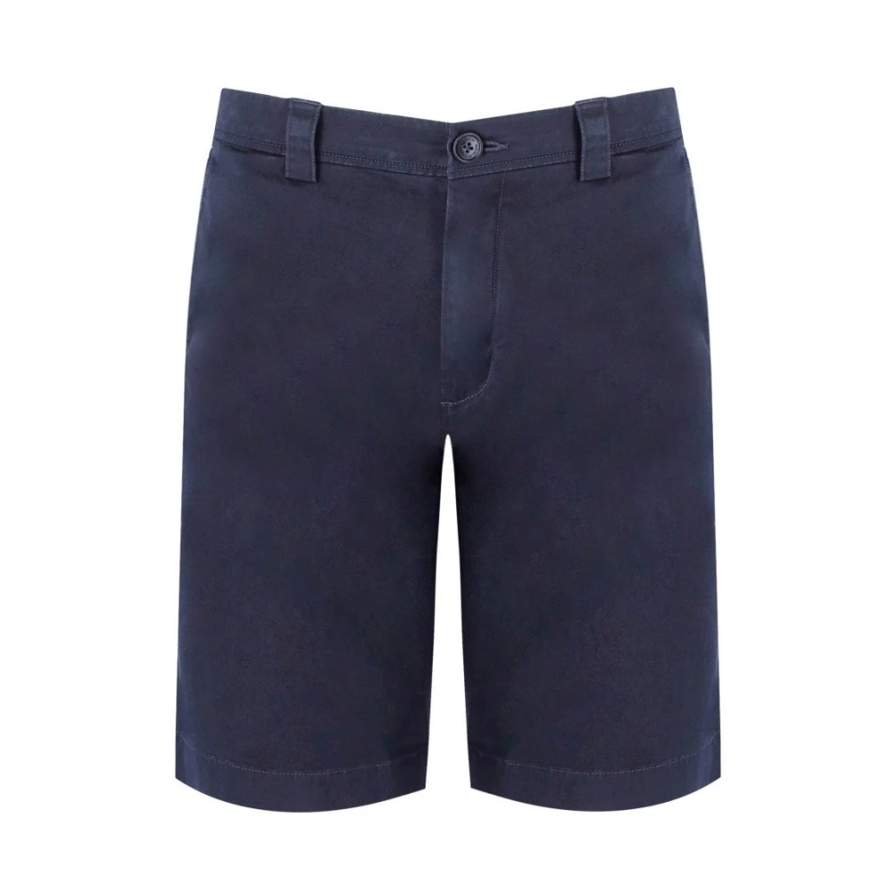 Woolrich Blå Chino Bermuda Shorts Blue, Herr