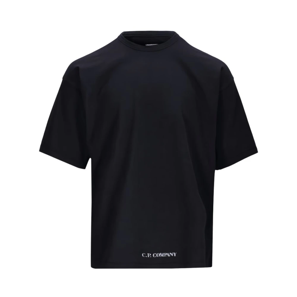 C.p. Company Men's Black Cp Company T-Shirts And Polos - T-Shirts - L - Tops