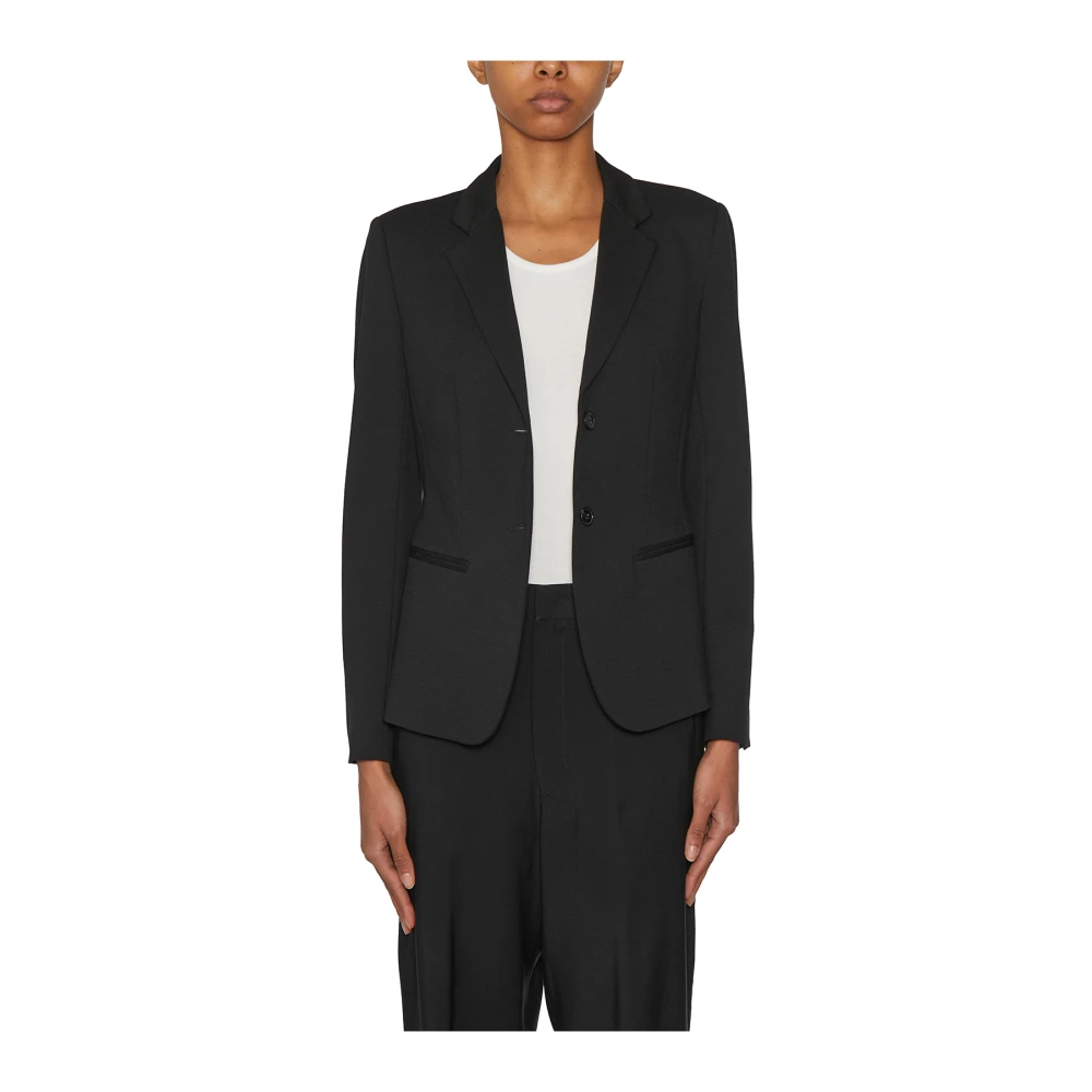 Dondup Viscose Blazer Black Dames