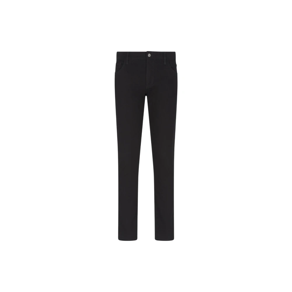 Armani Exchange Men's Blue Stretch Denim Skinny Jeans - Slim-Fit Trousers - W36 - Trousers