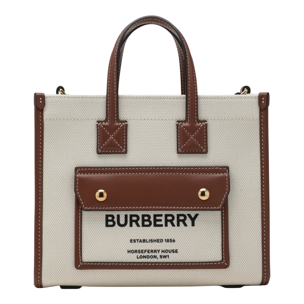 Burberry Stijlvolle Tote Tas voor dagelijks gebruik Beige Dames