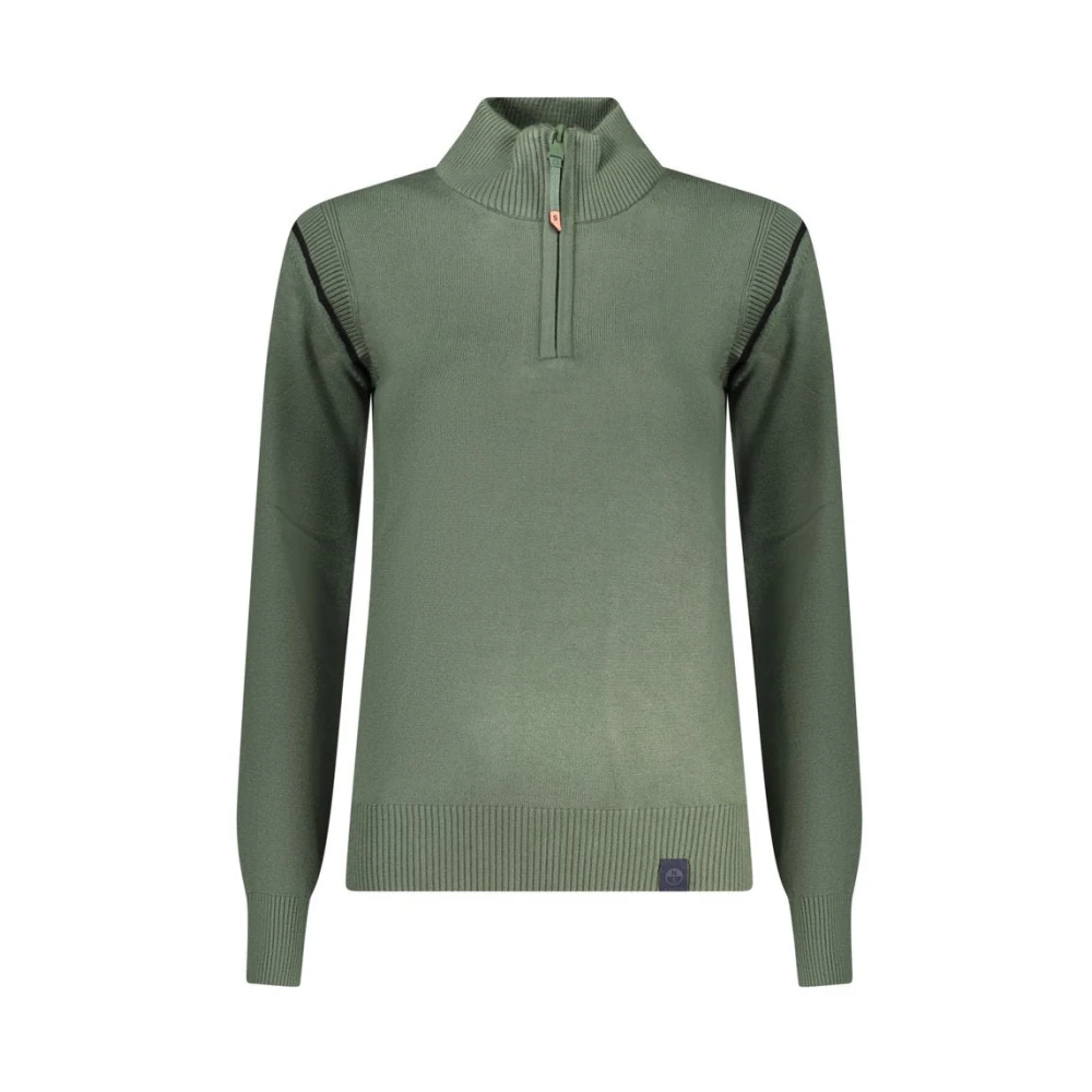 North Sails Women's Green Turtlenecks, Xs, Half Zip Jumper