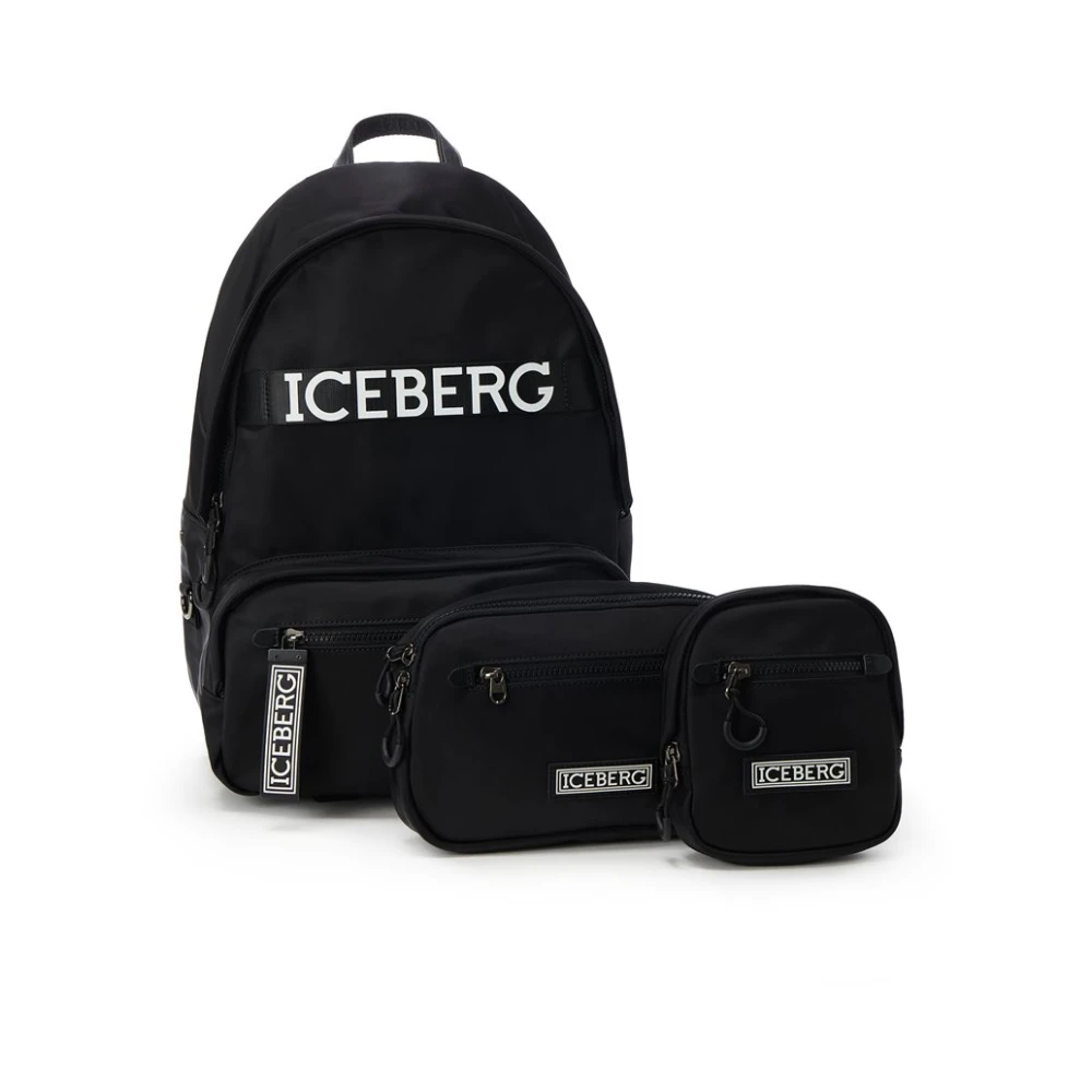 Iceberg Bags Black Heren