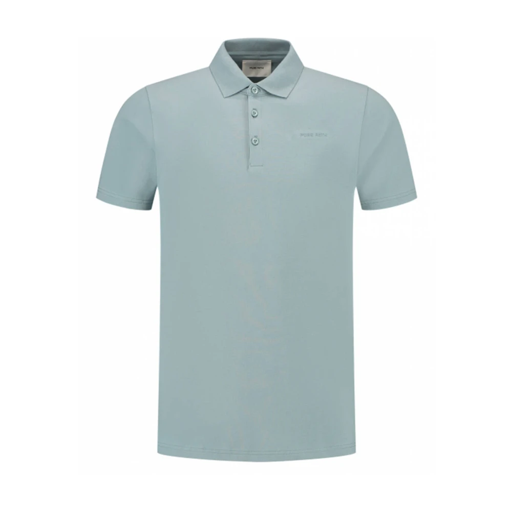 Pure Path Polo T-shirt met korte mouwen Blue Heren