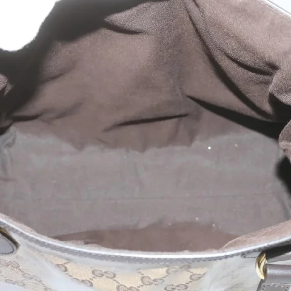 Gucci Vintage Pre-owned Canvas totes Beige Dames