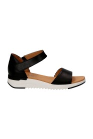black casual open sandals