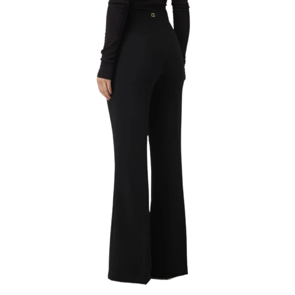 Twinset Zwarte Broek voor Vrouwen Black Dames