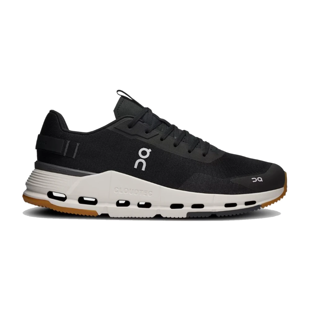 On Men's Black Cloudnova Form 2 Sneakers In / Ivory - Image 4