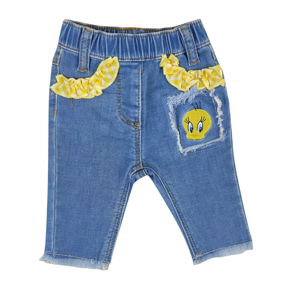 Monnalisa Boys Blue Jeans, 3 Y, Stretch Jeans