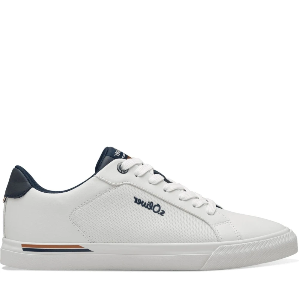 S.oliver Men's White Sneakers, 7 Uk, Trainers For