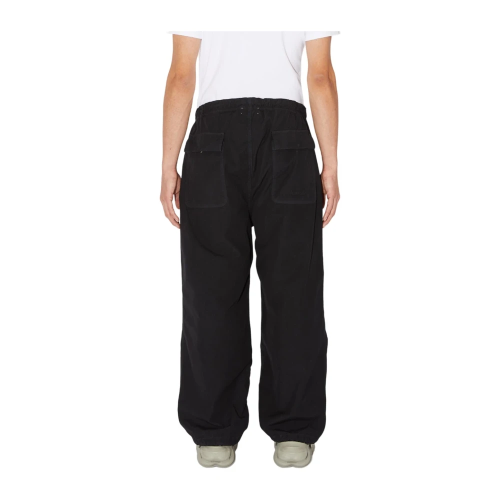 Amish Ripstop Parachute Katoenen Broek Black Heren